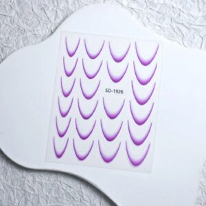 Lipdukai French Ombre Violetiniai