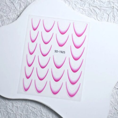 Lipdukai French Ombre Rožiniai