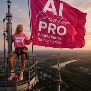 AI Creator PRO Naujos kartos turinio kūrėjas Intensyvi online programa 8 gyvos praktinės sesijos | Zoom | Startas – 2026 m. rugsėjo 5 d.